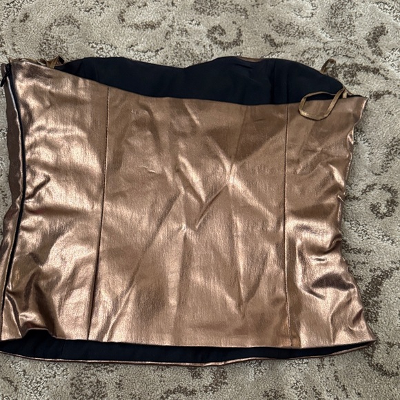 Metallic Strapless Dress - Picture 2 of 5